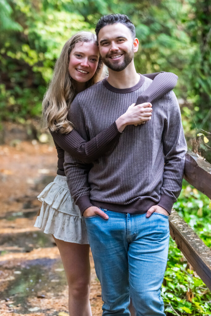 Couple Posing at Manchester State Park.