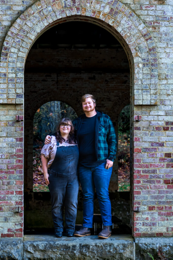 Couple Posing at Manchester State Park.