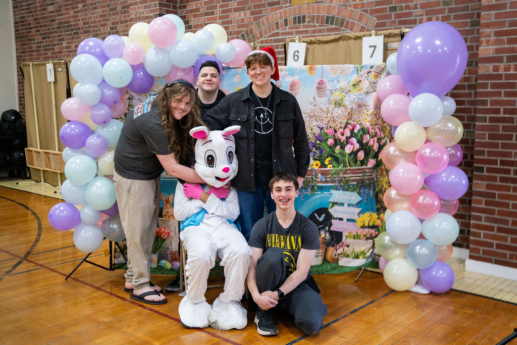 CADETS BEING FUNNY WITH EASTER BUNNY