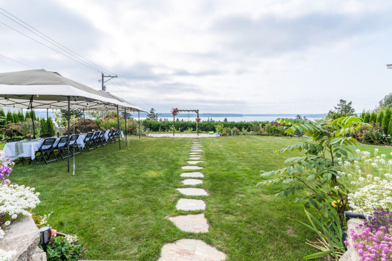 Scenic views from Damian's Venue wedding and event venue in Tacoma, Washington