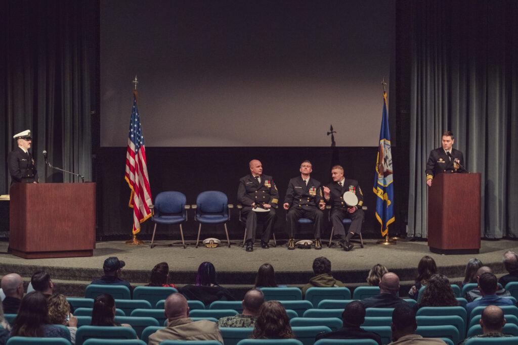 Speaches during ceremony