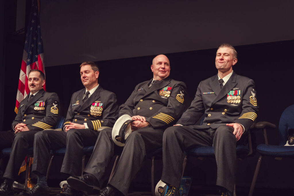 Master Chief cheesing hard funny during ceremony