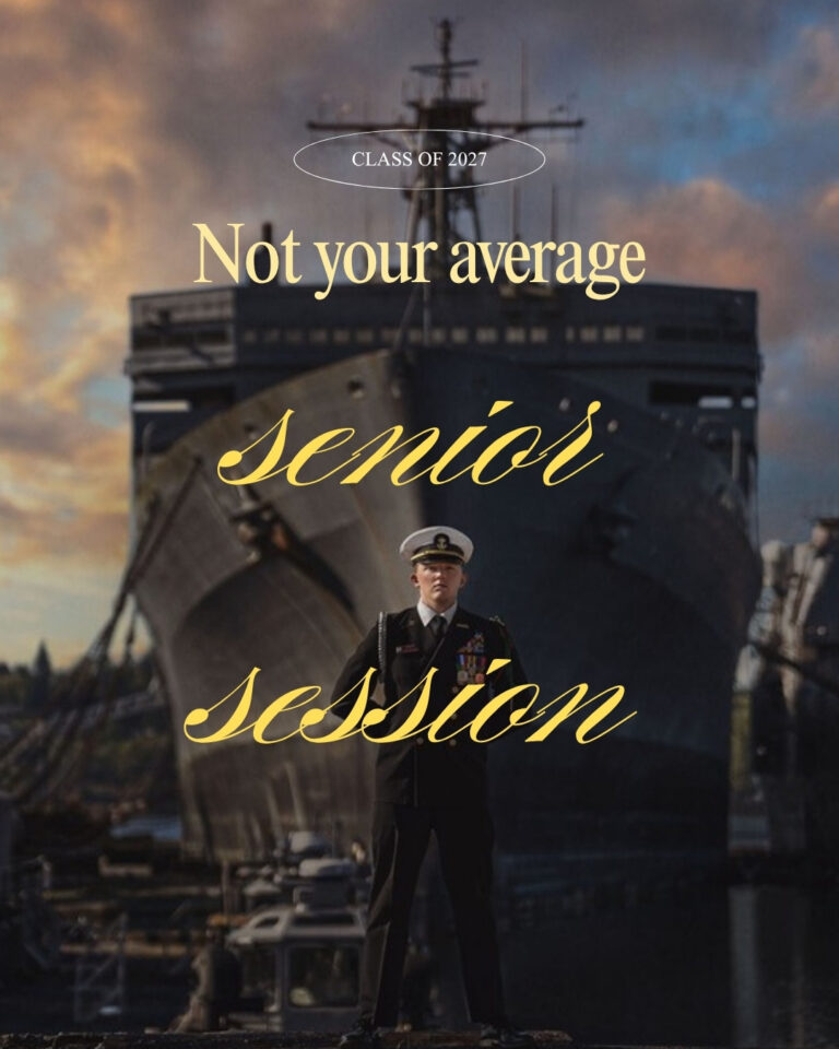 Kitsap County senior portrait session with a personal, timeless look