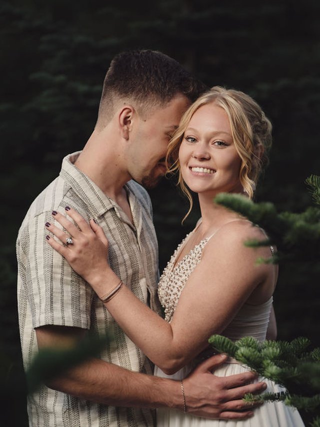 Christmas tree farm portrait session in Kitsap County Washington